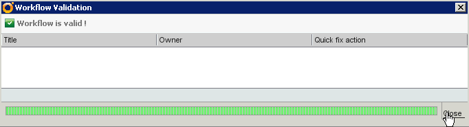 Workflow Validation